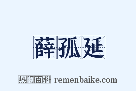 薛孤延是什么意思的图片